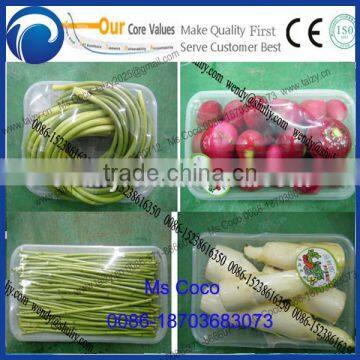 Cling Film Sealing Machine for fresh vegetable and fruit Fresh Vegetable and Fruit Wrapping Machine with pallet Tray Wrapping