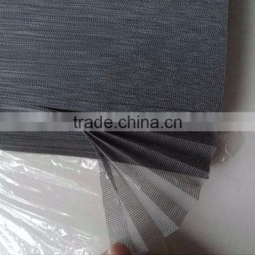 YS manufacturer pleated fiberglass window screen/ polyester plisse incect screen/fold mosquito screen net