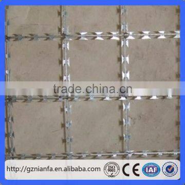 Diamond Hole/Square Hole Galvanized and Pvc Concertina Razor Wire Fence (Guangzhou Factory) photo-3