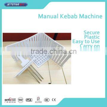 Home Use ABS Plastic Manual Meat Kebab Skewar Machine