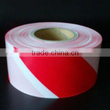 Red and White PE warning tape