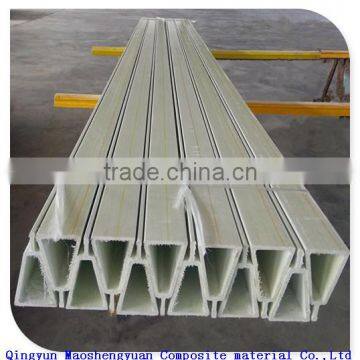 Trapezoidal Frp Plastic Slat Floor Beam/GRP FRP Beam Pultruded Profile photo-4