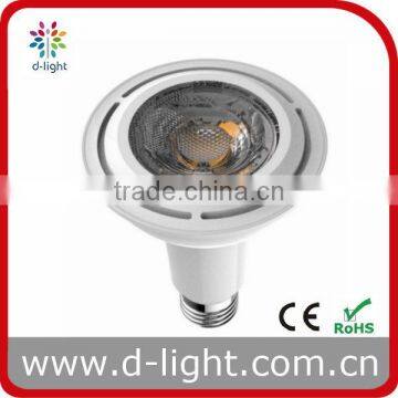 New Design Par30L 11W 950lm E27 24 degree High Lumen Dimmable Clear Len Cob Led light bulbs