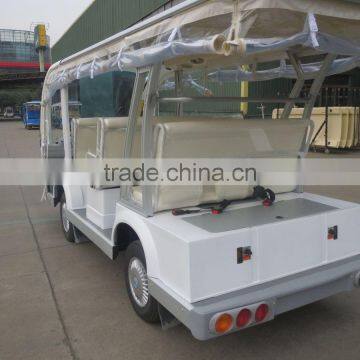 Pure White 14 Passenger Shuttle Bus From Suzhou Eagle photo-5