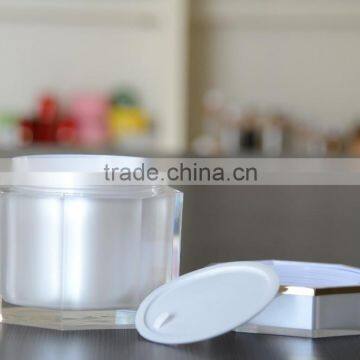 2016 Unique New High Quality Hexagon Acrylic Cream Jars photo-3