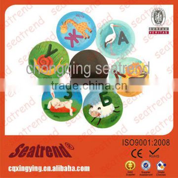 Customized rubber+paper strong soft magnet printing for alibaba