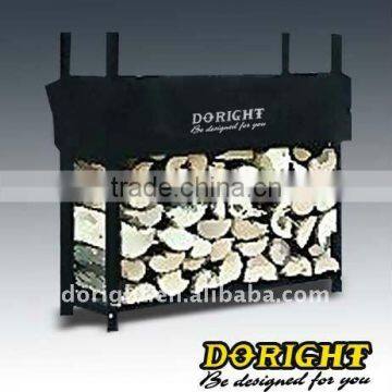 High quality Log Rack with black powder coated.