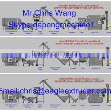 Continuous Automatic Popcorn Machine/Production Line