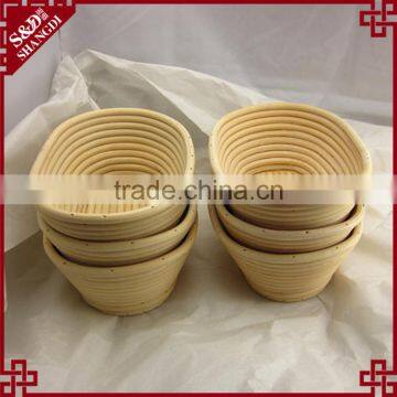 Round shape rattan cane bread proofing banneton basket