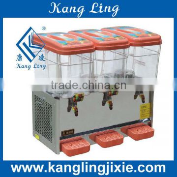 18L 3 tanks Juice Dispenser for orange juice, tea, milk, etc