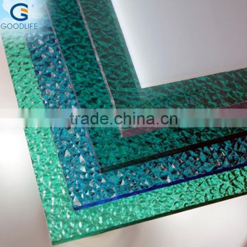 Grade B Anti-UV embossed door panel sheet on sale