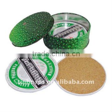 Promotional Gifts 4 pieces tin coasters