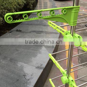 High Quality Foldable Rolling 6-Wheels Clothes Laundry Drying Rack,Stainless Steel Hanging Rods photo-6