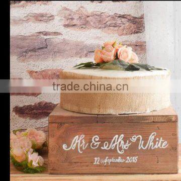 Wooden Wedding Cake Stand