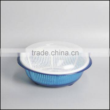 Wholesale plastic fruit vegetable basket with cover for daily life