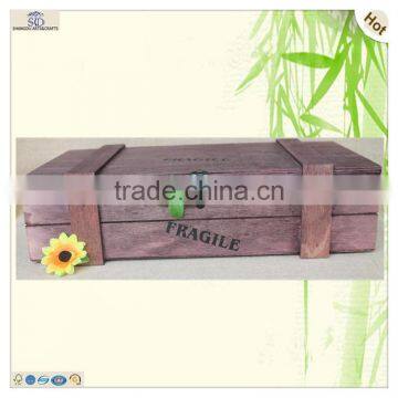 Inner Bottle Rack Solid Plate Belt Dyed Printed Wine Box photo-2