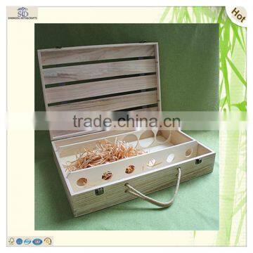 Wholesale Colored Divider Bottle Wine Wood Gift Boxes photo-3
