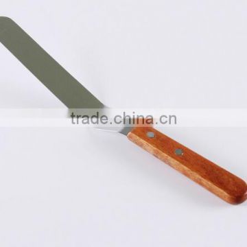 CY196 Hot sale 10'' wood handle staniless steel bread knife butter knife