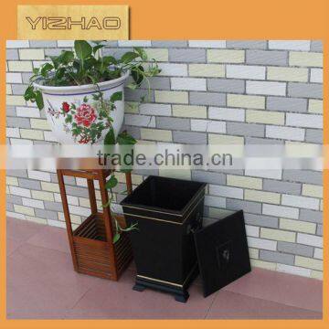 2013 contry decorative wooden trash cans