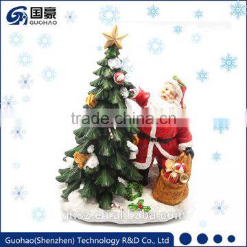 Standing Resin Santa clause figurines