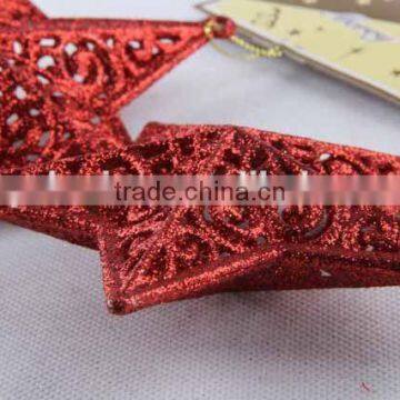 2PC Christmas Decoration Hollow Pentagram Christmas Ornaments Pendant photo-2