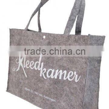 2017 Chinese Products New Model Reusable Foldable Felt Non Woven Shopping Hand Bag Tote Bag China Supplier photo-3