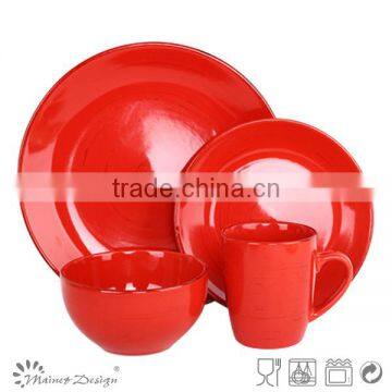 Retro Antique Finished Stoneware Dinner Set 18pcs photo-3