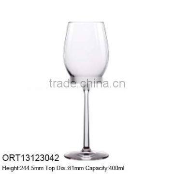 400ml 13oz clear wine glass crystal glass wine goblet