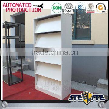 New Design Used Library Furniture Open Steel Bookshelf Price photo-2