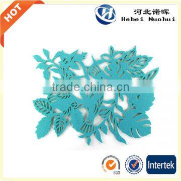 Supply Custom Laser Cut Felt Cup Mat/felt Coaster photo-4