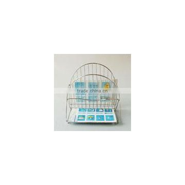 2016 Hot sale wire metal magazine rack holder stand