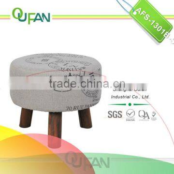 Oufan stable wooden stool with 3 legs AFS-1301B-S
