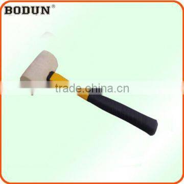 H3004 White Rubber Hammer With Fiberglass Handle