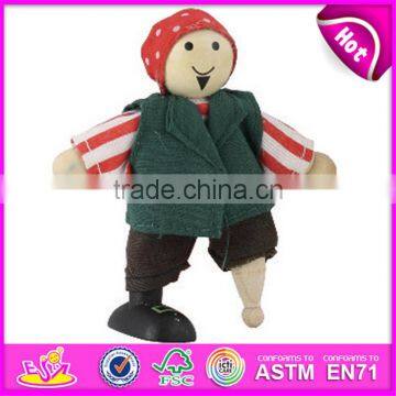 2016 Wholesale Funny Toy Wooden Puppets for Children W06D016 photo-2