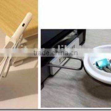 Monitor PC Stand With USB Hubs & Plug, Glass Compute Monitor Stand photo-6