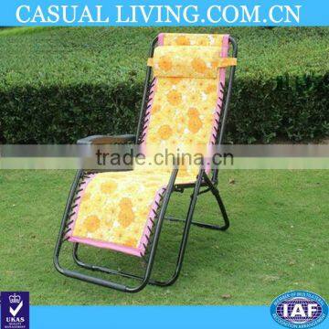 Folding outdoor/recliner/deck lounger/chair