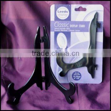 7" Black Stand Plate,Bowl Frame Photo Picture, Display Easel Pedestal Holder photo-3