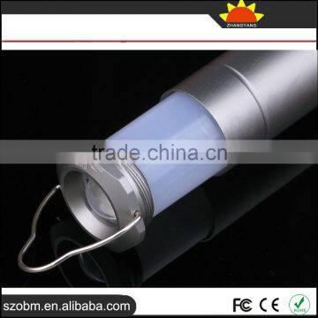 Cheap XP-E LED 2-in-1 Camping Light Zoom Latern Flashlight With Batteries photo-3