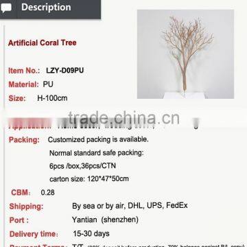 Good-looking Coral Tree for Home Decorating Factory Direct Artificial Dry Tree Branch Chrtistmas Ornement photo-2