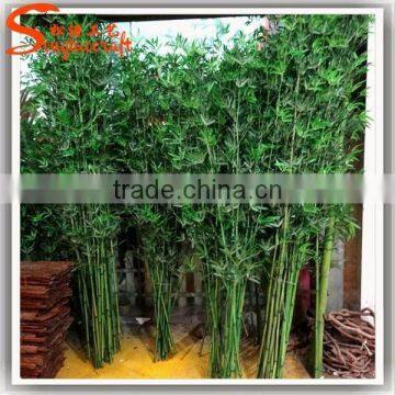 Artificial Wholesale Bamboo Price Cut off Bamboo Tree Green Bamboo Plants photo-3