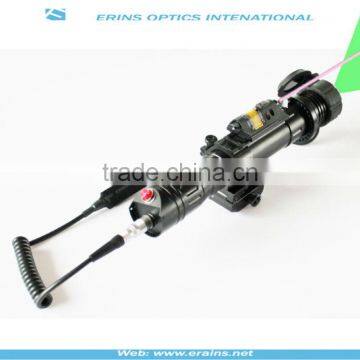 Subzero Zoomable Night Vision Rifle Scope Solution of 100mw Green Laser Designator Illuminator With 5mw IR Laser Sight Combo photo-4