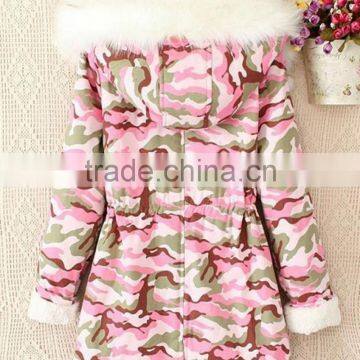 Women's Thicken Camouflage Fleece Faux Fur Warm Winter Coat Hooded Parka Overcoat Jacket photo-4