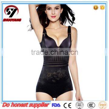 Womens Tummy Control Corset Underbust Slimming Lace Shaperwear Shaper Body Suit