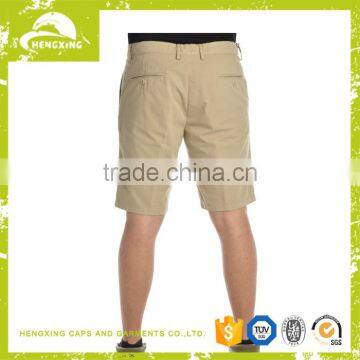 Pants Trouser Custom Mens Beige Cotton Casual Shorts