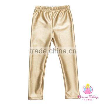 Wholesale New Style Fall Boutique Girls Pants Fabric Printed Gold Baby Legging Baby Pants Made in China 2016 photo-4