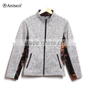 cheap camo joint sweater fleece zipper men jacket