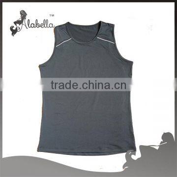 Wholesale men tank tops men's clothing with polyester spandex fabric