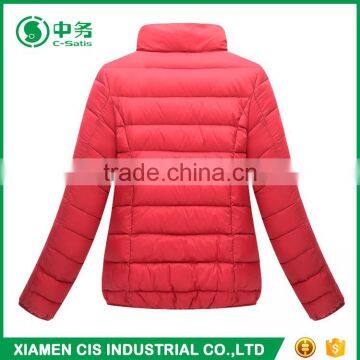 Ximen CIS New Product Winter Comfortable Keep Warm Ladies Red Down Jacket photo-2