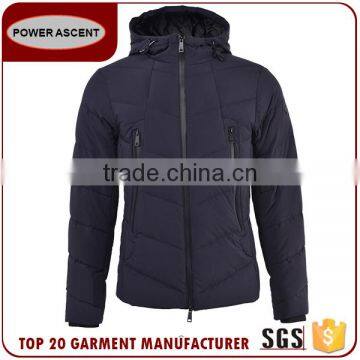 Custom European New Style Men Duck Down Jacket For Winter