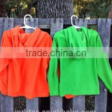 Custom Pull Over Micro Polar Fleece Hoodies photo-2